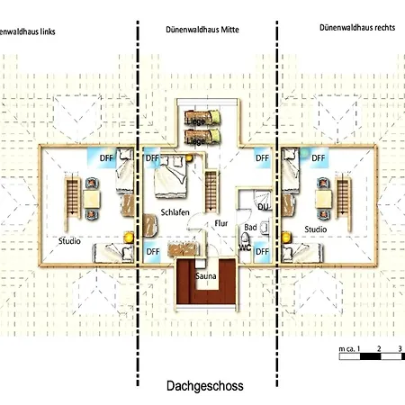 Apartament Reihenhaus Duenenwaldhaus Mitte In