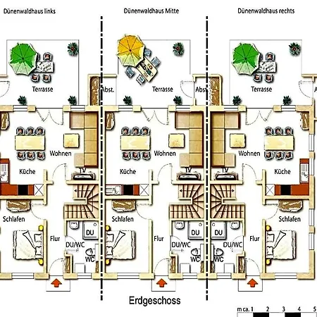 Lejlighed Reihenhaus Duenenwaldhaus Mitte In Trassenheide